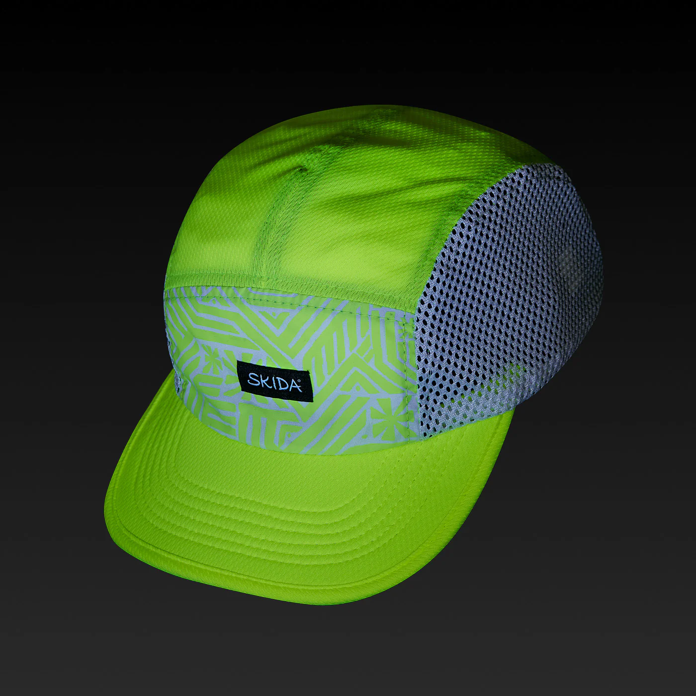 Neon Waves | Packable Run Cap - Image 3