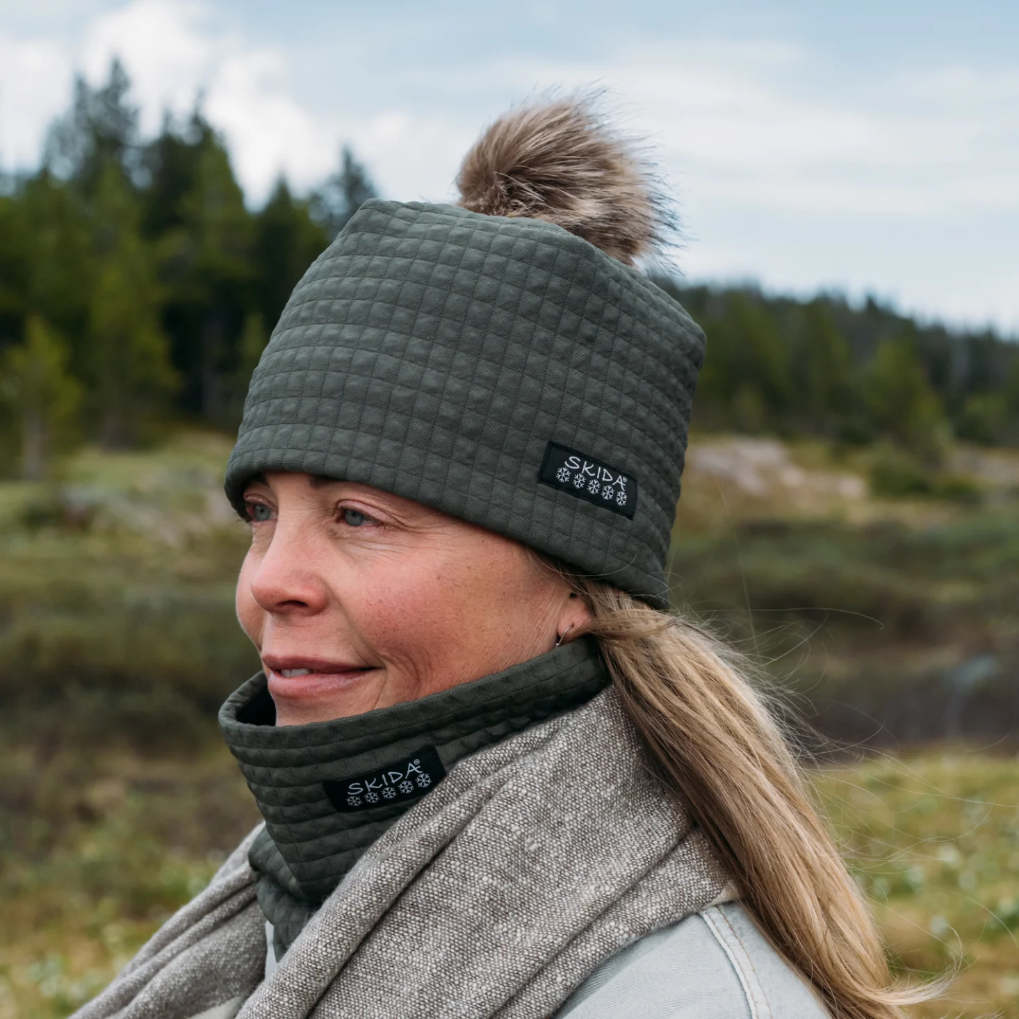 Thyme | Chateau Fleece-Lined Neckwarmer - Image 2